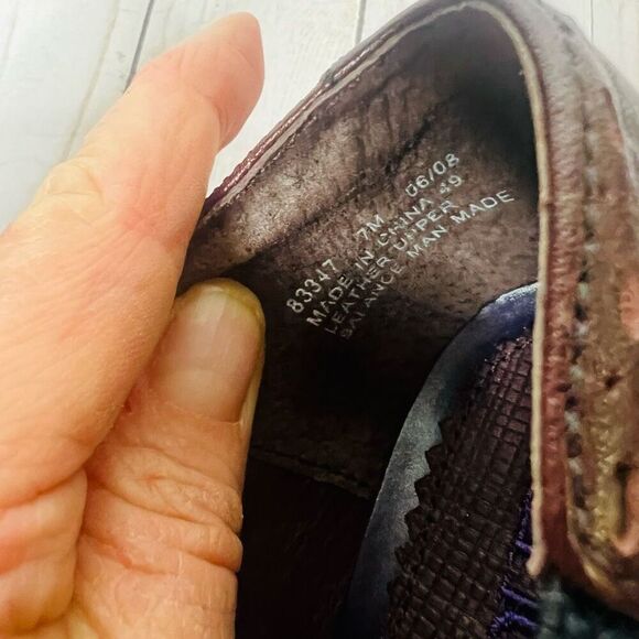 Clark’s Indigo Mahogany Leather Pump Heels Ankle Booties - Picture 12 of 12